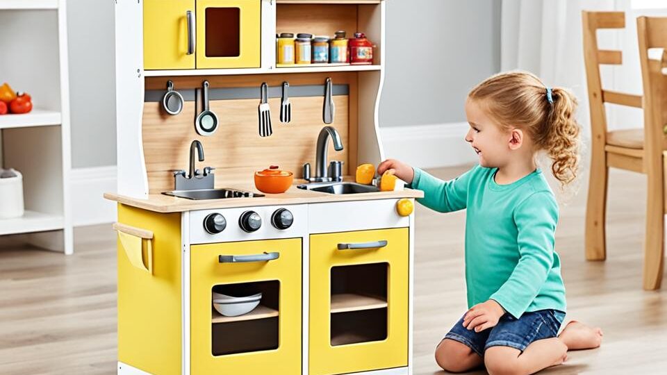 cucina legno bambini