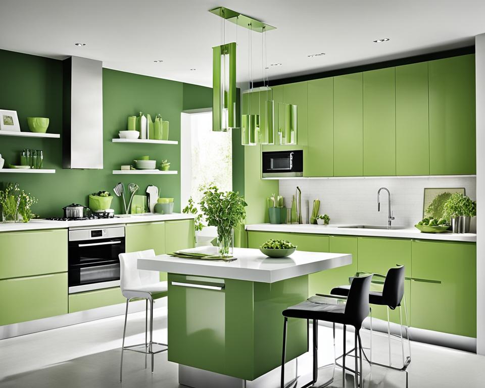 verde salvia in cucina